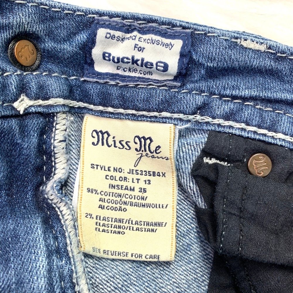 🚫SOLD! 👖I•MISS ME•I Light Wash Boot Cut 28x34 👖 - Picture 8 of 8